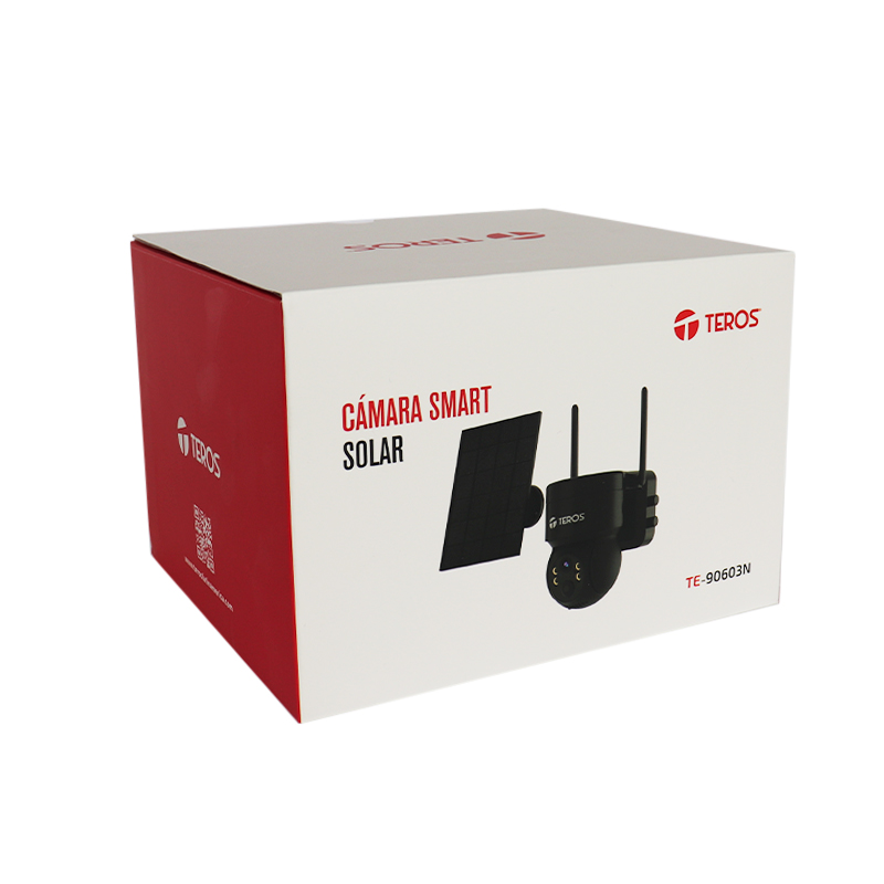 CAMARA ROTATIVA SMART, SOLAR TEROS, RESOLUCIÓN 3MP,WIFI, TE90603N