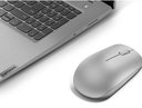 Mouse Lenovo 530 Inalambrico/Diseño Ambidextro/Sensor Optico/1200 DPI/Color Gris Platino