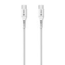 Cable USB Teros TE-70208W, Tipo C - TIPO C, 5A, 100W Max, Blanco