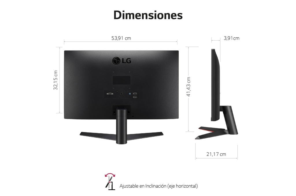 Monitor Gaming LG 23.8" FHD IPS (1920x1080) 75Hz, HDMI x1, DP x1, HP-Out x1