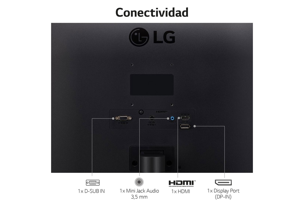 Monitor Gaming LG 23.8" FHD IPS (1920x1080) 75Hz, HDMI x1, DP x1, HP-Out x1