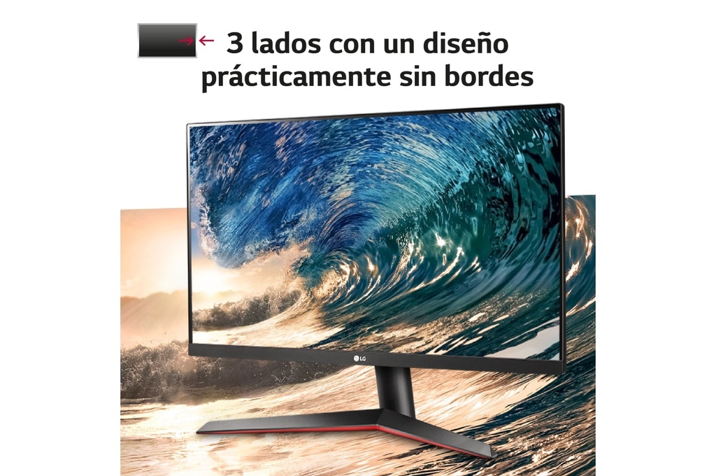 Monitor Gaming LG 23.8" FHD IPS (1920x1080) 75Hz, HDMI x1, DP x1, HP-Out x1