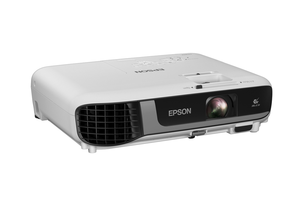 Proyector Epson PowerLite W52+ WXGA 3LCD, Inalambrico HDMI x1, VGA x1, Parlante Monoaural: 2W x1