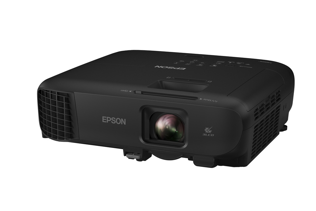 Proyector Epson PowerLite FH52+ Inalambrico Portatil, FullHD (1920x1080), HDMI x2, VGA x1, Parlante Monoaural: 16W x1