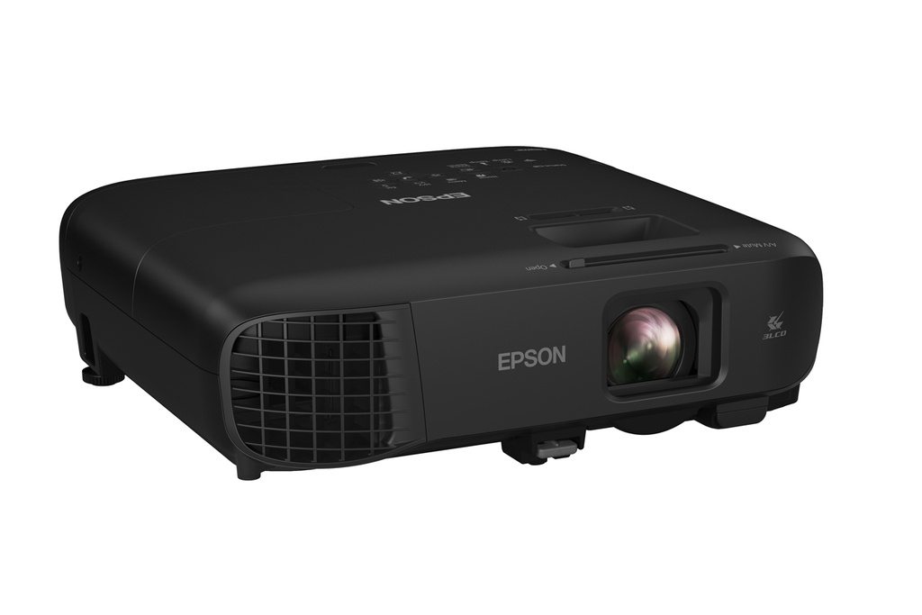 Proyector Epson PowerLite FH52+ Inalambrico Portatil, FullHD (1920x1080), HDMI x2, VGA x1, Parlante Monoaural: 16W x1