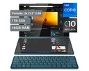Notebook Lenovo Yoga Book 9 13IRU8, 2 x 13.3" 2.8K OLED Touch, Core i7-1355U 1.7/5.0GHz