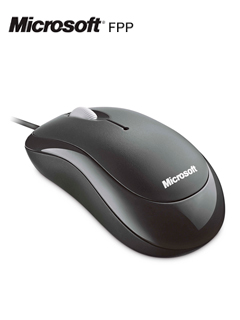 Mouse Microsoft Basic, Interfaz Usb, Optico, 800Dpi, Color Negro