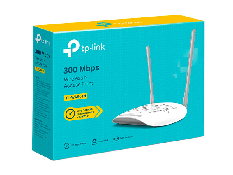 ACCESS POINT WIRELESS TP-LINK TL-WA801N 300 MBPS 2.4GHZ