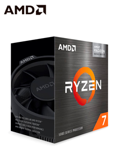 PROCESADOR AMD RYZEN 7 5700G 3.80 / 4.60GHz, 16MB L3, 8-Core, AM4, 7nm, 65W