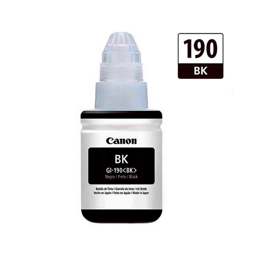 BOTELLA TINTA CANON NEGRO GI-190 BK