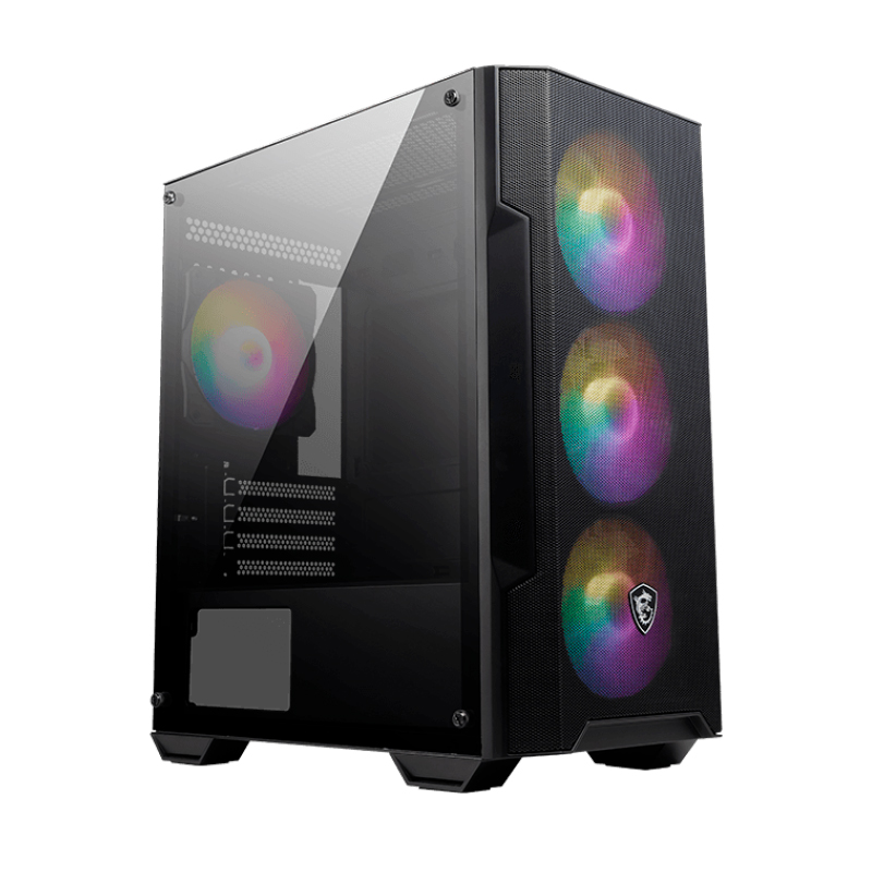 CASE MSI MAG FORGE M100A D60, C/ FUENTE DE 600W 80+ Micro ATX Tower