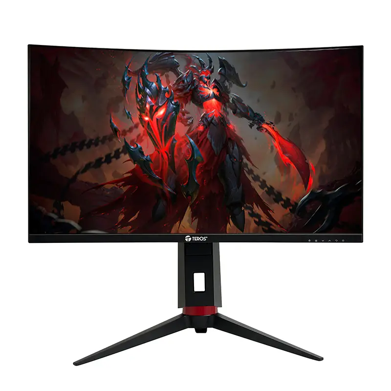 Monitor curvo TEROS TE-2765G, 27" 2K QHD VA, 165 Hz, 1 ms, HDMI, DP, PIVOT
