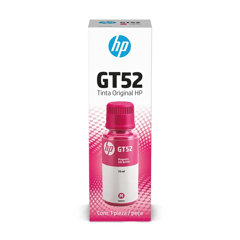 BOTELLA DE TINTA HP GT52 MAGENTA ORIGINAL  (M0H55AL), 70ml