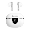 AUDIFONOS TEROS TE-8075W TWS Blanco