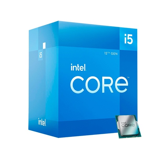 [BX8071512400] Procesador Intel Core i5-12400, 2.50/4.40GHz 18MB SmartCaché, LGA1700, 117W, Intel 7(10nm)