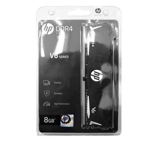 [ME8GHP7EH67AA] Memoria RAM HP V6 Series, 8GB, DIMM, DDR4, 3200 MHz, PC4-25600, CL-16, 1.35V
