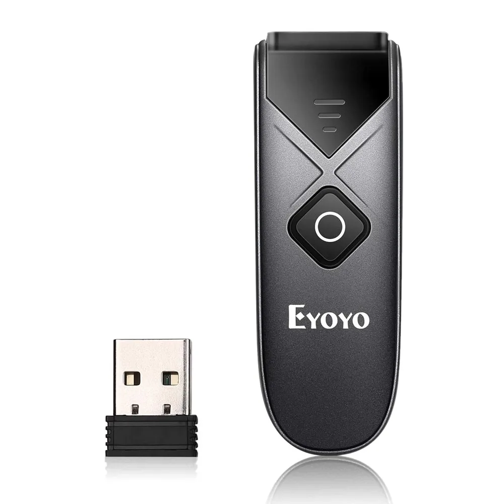 [EY-015] LECTOR ESCANER DE CODIGO DE BARRA PORTATIL EYOYO- EY-015, QR, 1D, 2D, PDF417,EAN13, BLUETOOTH/CABLE/USB 2.4GHZ INALAMBRICO