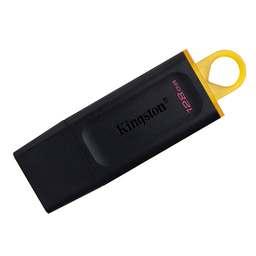 [ACKTDTX128GB] Memoria Flash USB Kingston DataTraveler Exodia 128GB, USB 3.2 Gen 1, Color Amarillo.