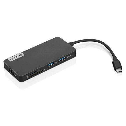 [GX90T77924] Adaptador de puertos (Hub) Lenovo USB-C, 7-in-1, Color Iron Grey (Gris Hierro)
