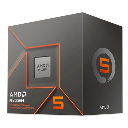 [CPAM5R58500G] PROCESADOR AMD RYZEN 5 8500G 3.50 / 5.00 GHz, CACHE L2 6 MB, CACHE L3 16MB, 6-Cores, 4nm, TDP: 65W, DDR5
